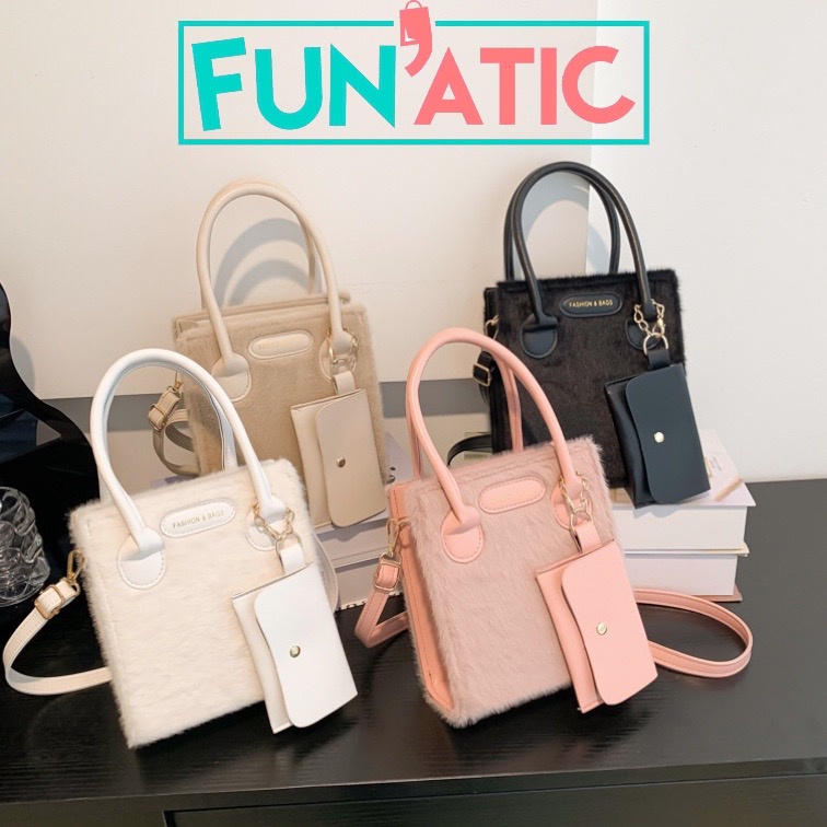 Funatic Tas Selempang Wanita Import Korean Style Free Dompet Mini FA1096