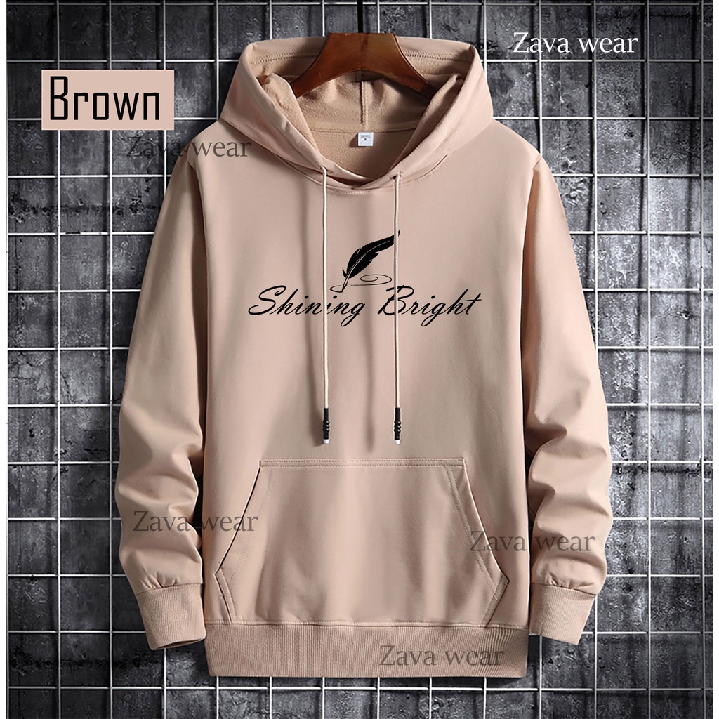 COD -SHINING BRIGHT SWEATER HODDIE COTTON PREMIUM SWEATER HODDIE JUMBO BIGSIZE SHINING BRIGHT BEST SELLER