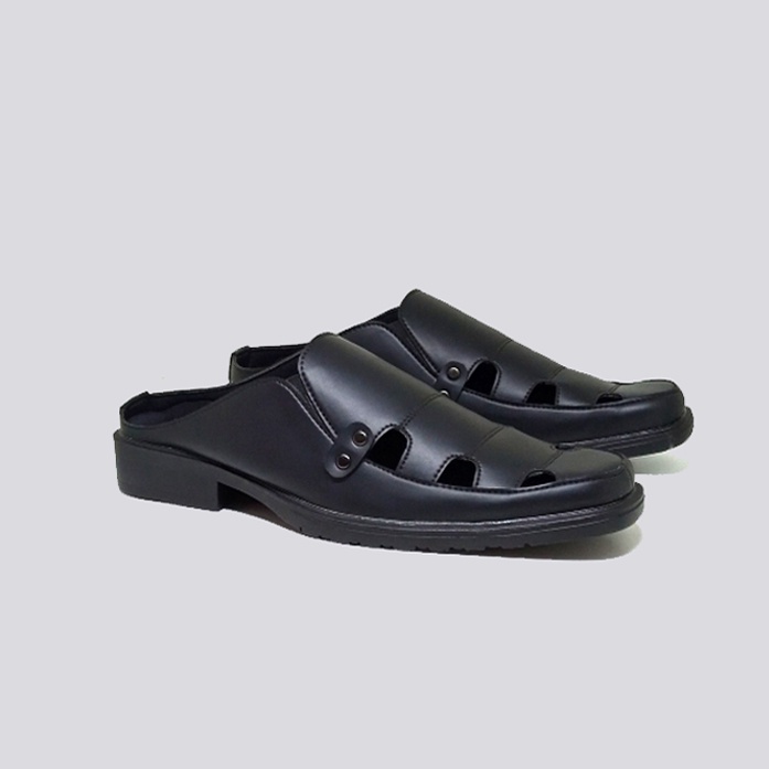 LADARIUS BIG SIZE | Sepatu Sandal Pria Ukuran Besar Jumbo 43-47 Bustong Slide Formal-Casual Big Size