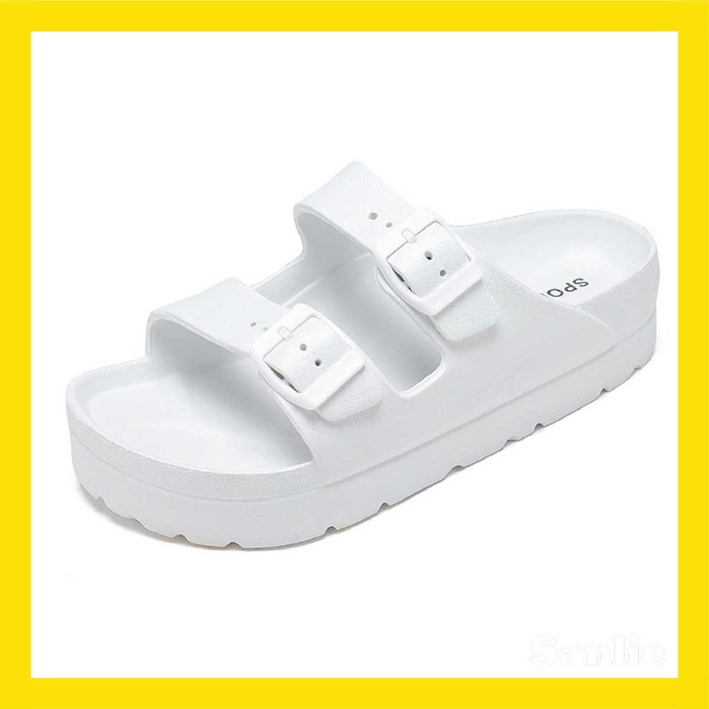 Sandal Wanita Untuk Anak dan Dewasa Dengan Gesper Dua Bisa Di Adjust dengan Warna Trendy V.03