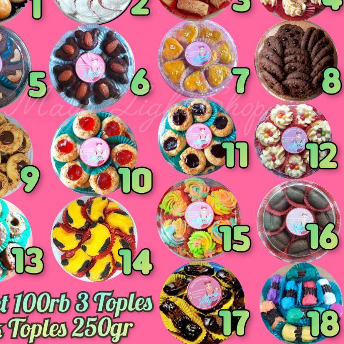 

♖ Paket 100rb isi 3 toples Hampers parcel lebaran Kue kering kuker nastar kastangel sagu keju gift box parsel idul fitri kue coklat parcel box hampers bingkisan lebaran paket kue lebaran murah paket hemat ➥