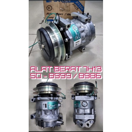 compresor compressor ac sanden sd7h13 24volt buat alat berat