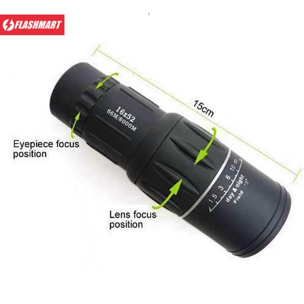 Flashmart Lensa Tele Zoom 16X52 untuk Smartphone - KL1040