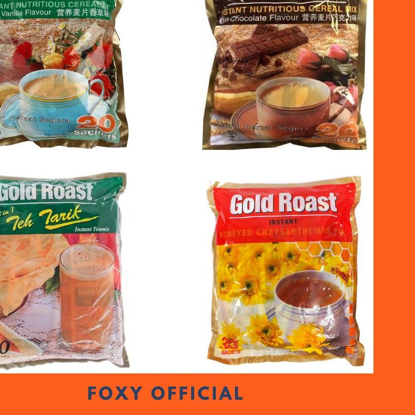 ✲ Gold Roast Sereal Coklat - Gold Roast Oat Vanila - Gold Roast Teh Tarik -  Gold Roast Teh Kembang 