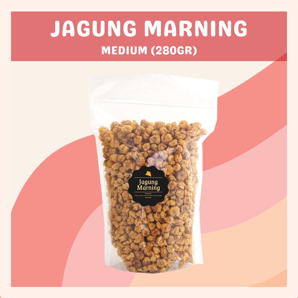 [DELISH SNACKS] Jagung Marning (M) 280gr / Popcorn / Snack Cemilan Camilan Pedas Manis