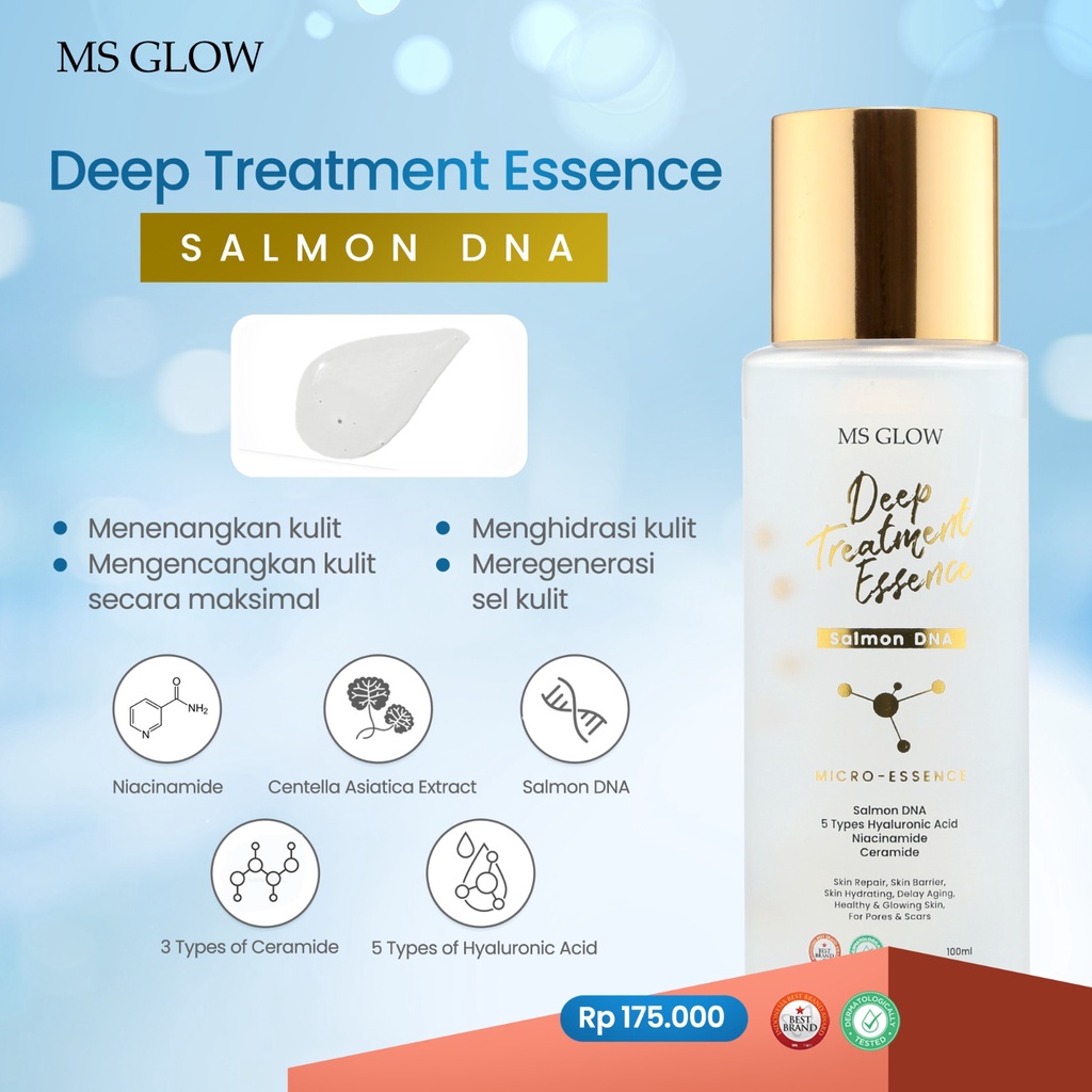 Ms Glow Deep Treatment Essence Salmon DNA Original