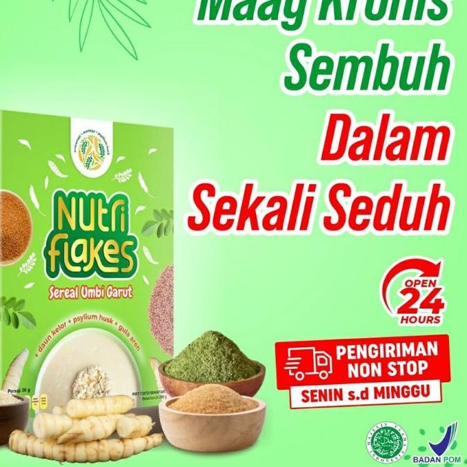 

▲ NUTRIFLAKES Superfood Kaya Penganti Makan Dan Terapi Lambung ☂
