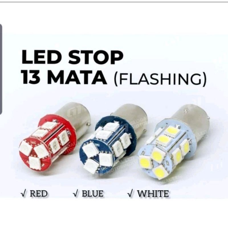 [WERACE] LAMPU STOP LED MODEL JAGUNG 13 MATA FLASHING KEDIP