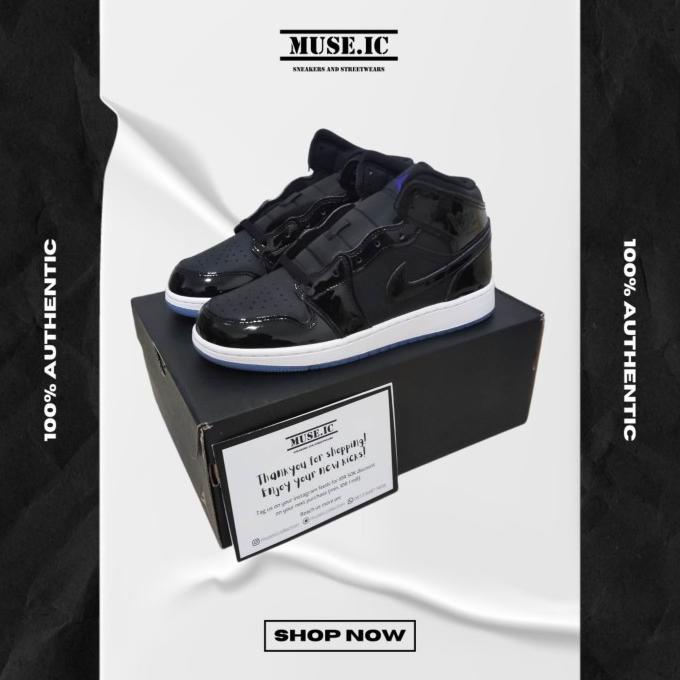 Air Jordan 1 Mid Gs Concord Space Jam Neptunussz