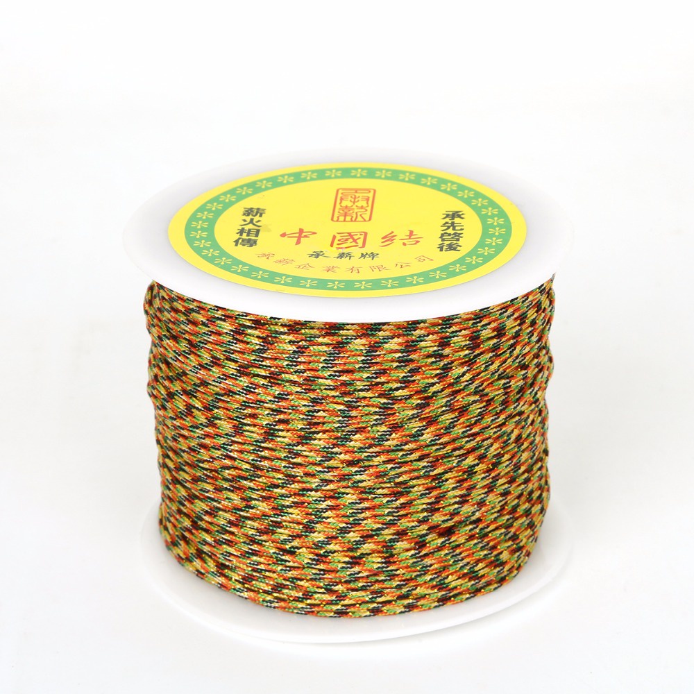 Tali Multi Warna Nylon Cords Thread Chinese Knot Pancawarna Lima Warna