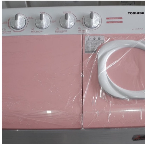 Mesin Cuci 2 Tabung Toshiba VH-H95MN 9 KG Low Watt Cuci dan Kering Garansi 7Th