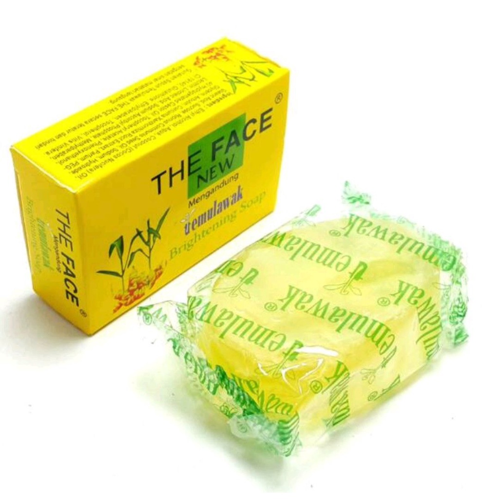 THE FACE TEMULAWAK BRIGHTENING SOAP 40GR SABUN BATANG TEMULAWAK