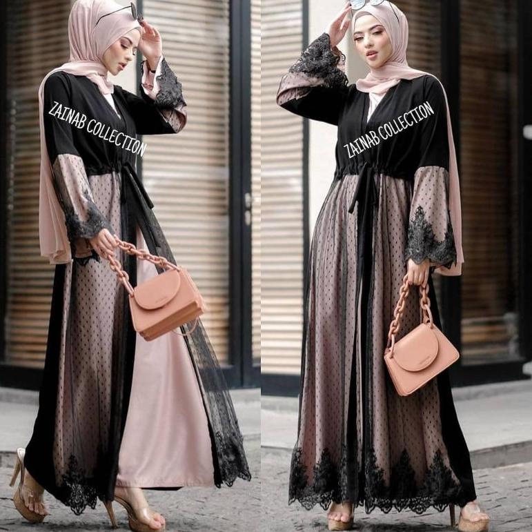 TOP.26Fe23ᵁ ‣ Baju Muslim Gamis Abaya Bordir Gamis Maxy Dress Arab Saudi Bordir ZephyTurki Dubai Ind