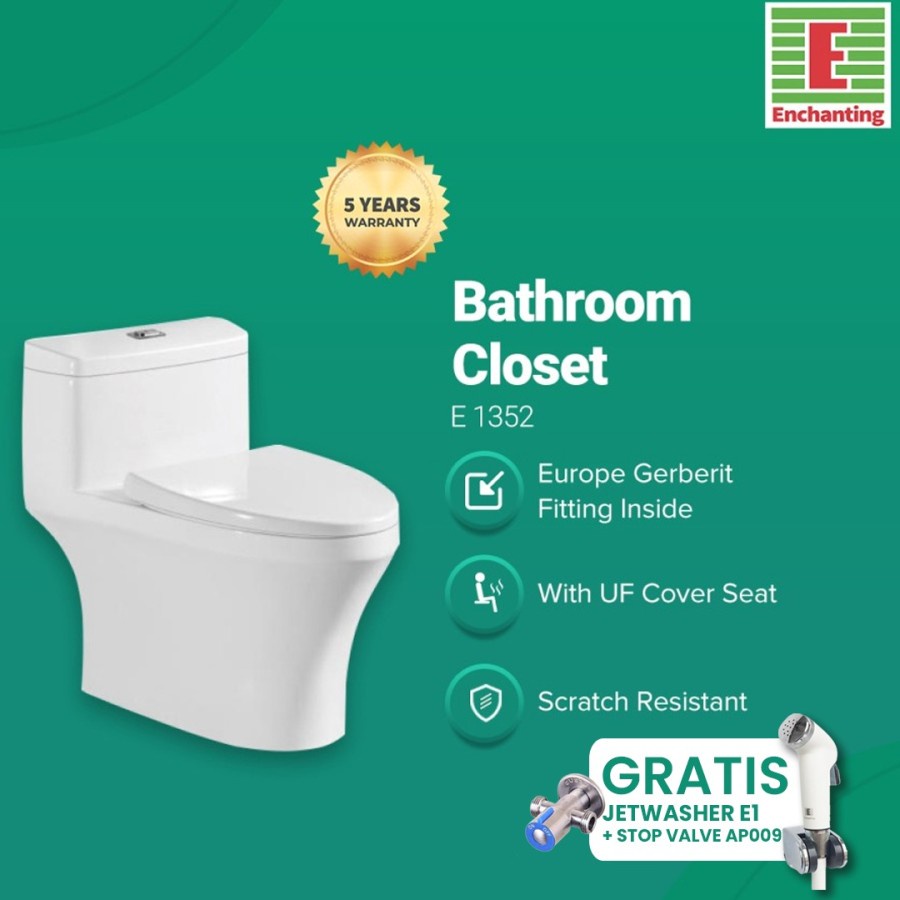 Toilet Kloset Duduk Europe Enchanting E1352