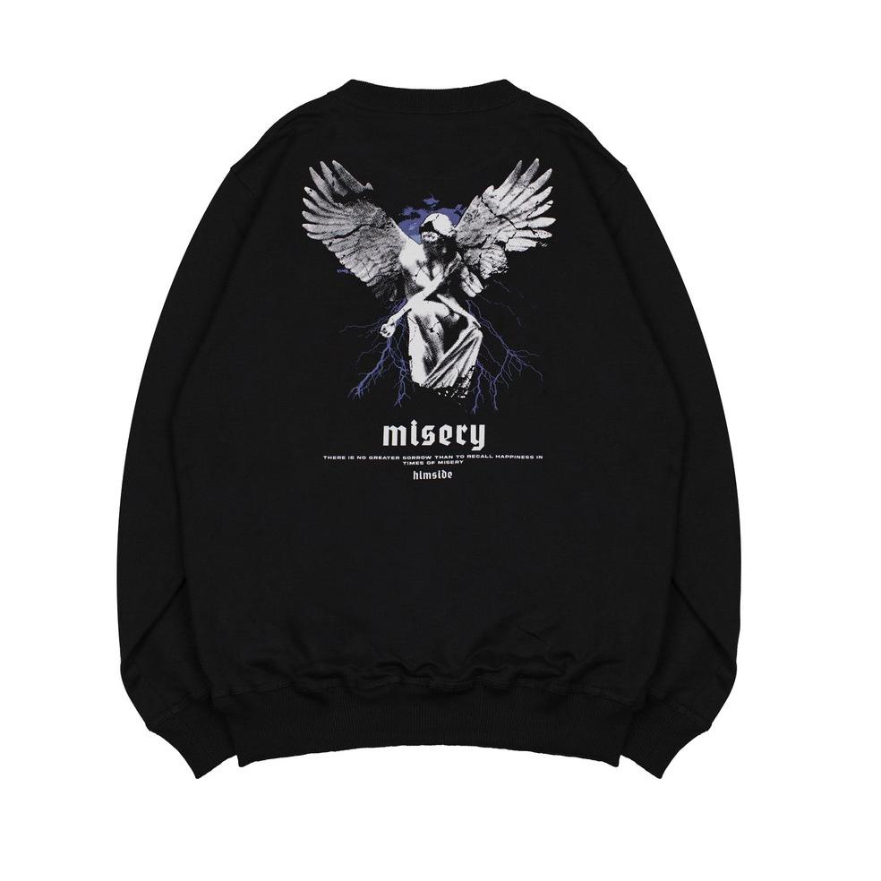 SALE Himside Sweatshirt - Misery2 Black Crewneck