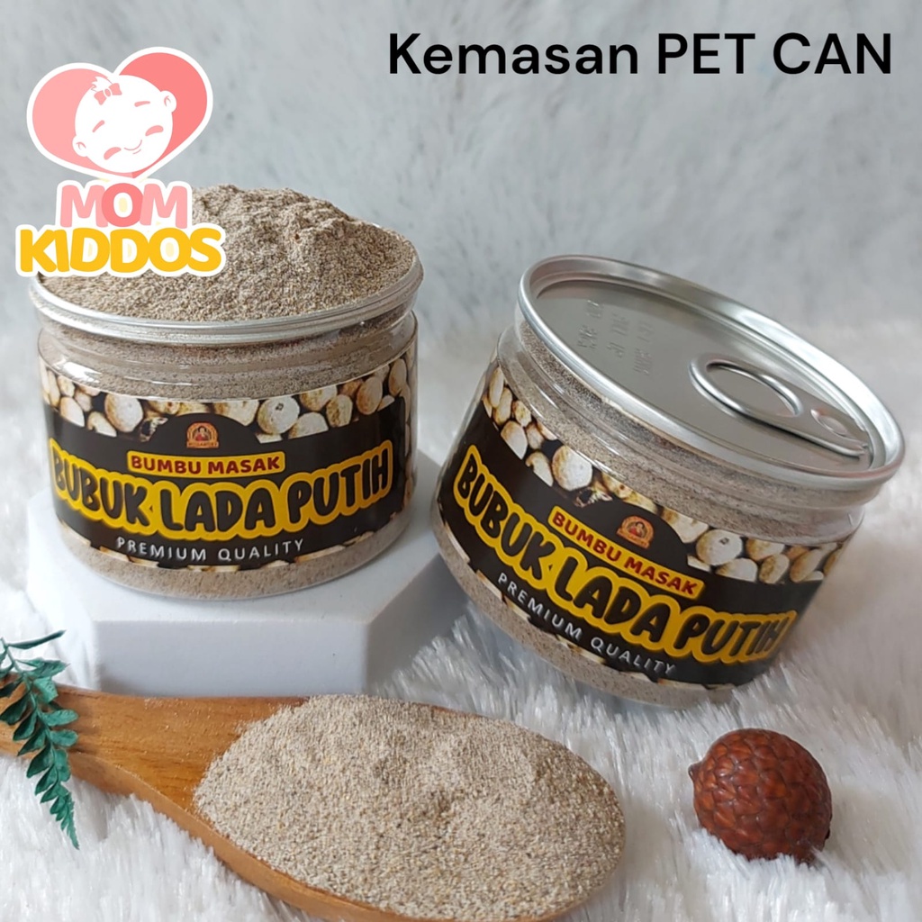 

Bumbu Masak Rempah Lada Putih / Merica Bubuk Premium (Kemasan PET CAN)