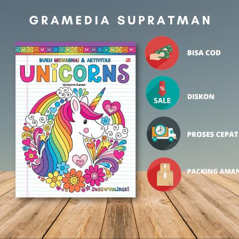 

Buku Mewarnai & Aktivitas: Unicorn Keren By Jess Volinski