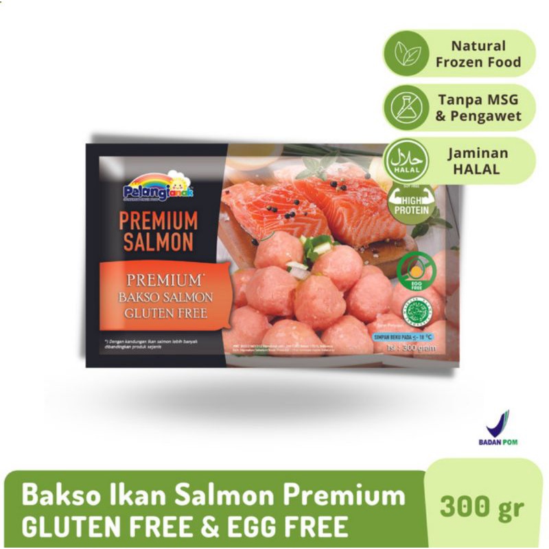 

Bakso Ikan Salmon Non MSG - Pelangi Anak / Frozen Food