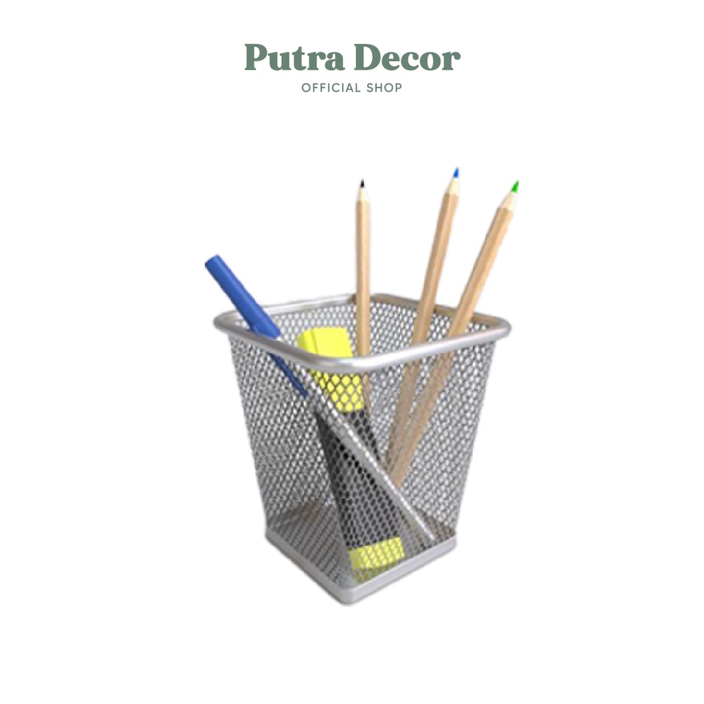 

IKEA DRONJONS Tempat Pulpen warna putih/ Tempat Pensil/ Wadah Pulpen/Tempat alat tulis, organizerRR baja DR1425442