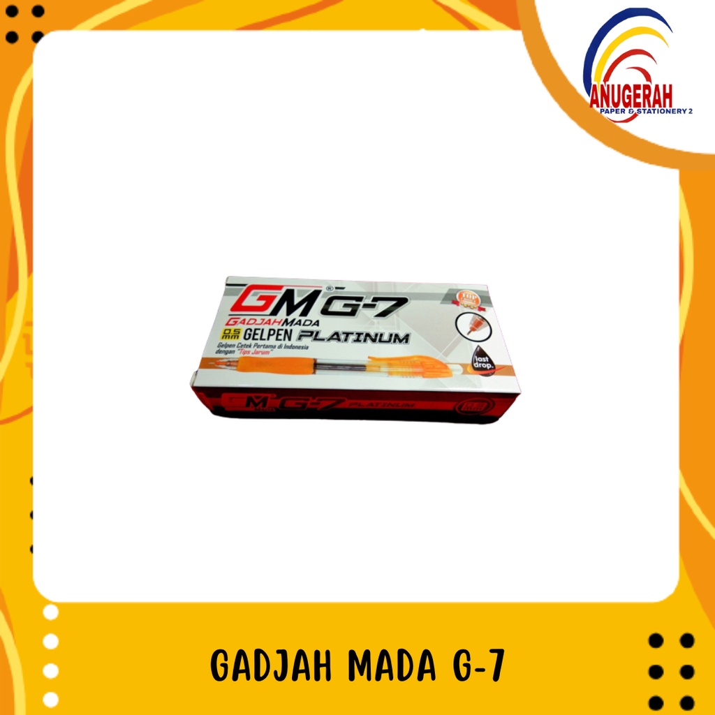 

GM G-7 HITAM BOLPOIN CETEKAN (PCS)