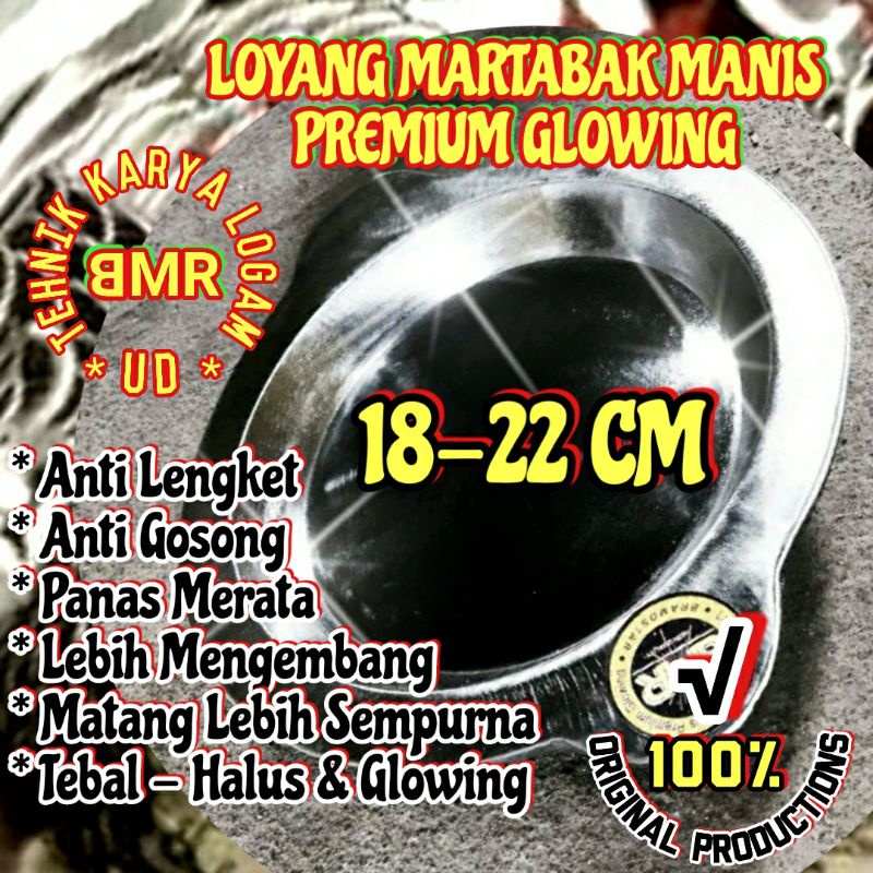 LOYANG MARTABAK MANIS PREMIUM 18-22CM