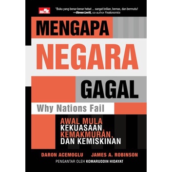 Terlaris Why Nations Fail Mengapa Negara Gagal - Daron Acemoglu