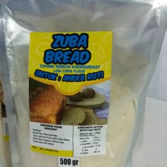 

➶ ZUBA BREAD khusus untuk membuat roti rendah karbo 500 gr ♠