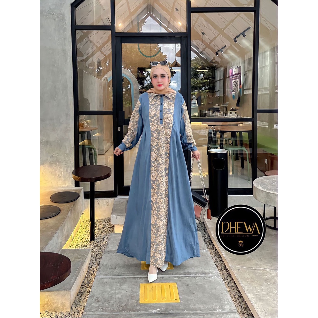 ANDINI DRESS BRUKAT BY DHEWA ORIGINAL