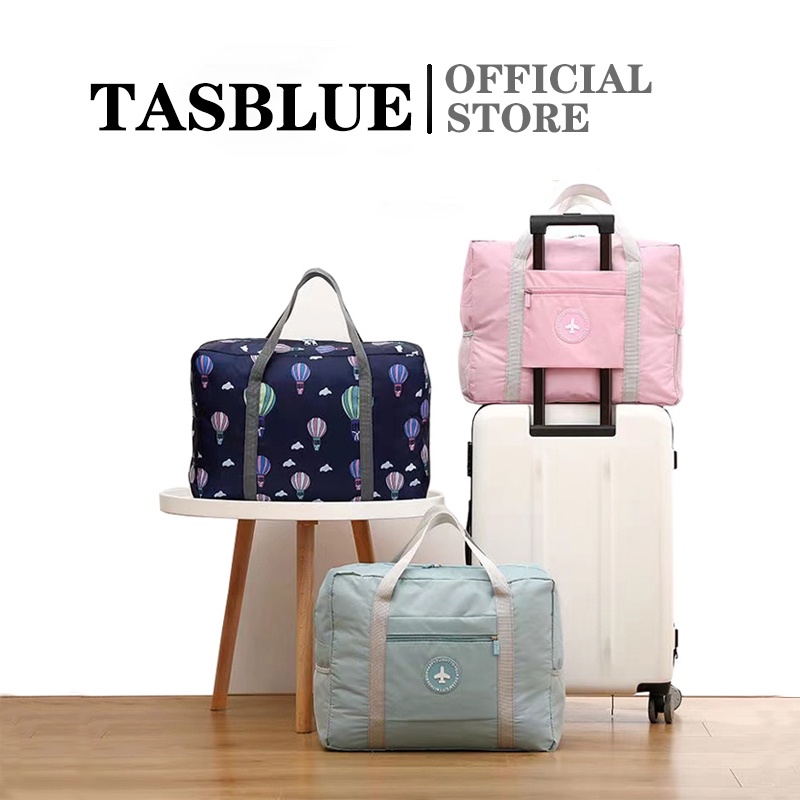 TASBLUE Tas Travel Lipat Besar Hand Carry Luggage Bag Anti Air Waterproof Fold Bag Organizer J98 Tas Travel Berkapasitas Besar Lipat Tas Penyimpanan Tahan Air Yang Membawa Tangan