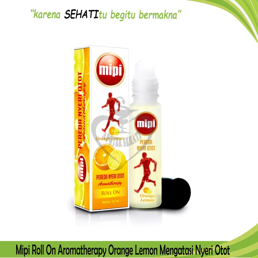 MIPI ROOL ON GREEN TEA 10ML OBAT GOSOK SAKIT KEPALA MASUK ANGIN