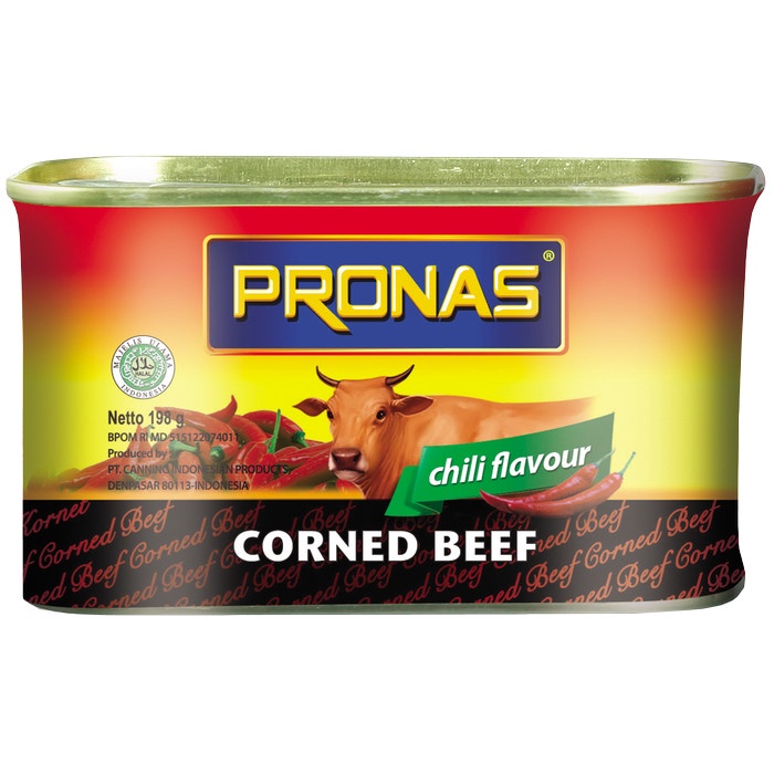 

Pronas Kornet Sapi Chili 198 G Dalam Kemasan Kaleng Eoe Bundling 2 Pcs