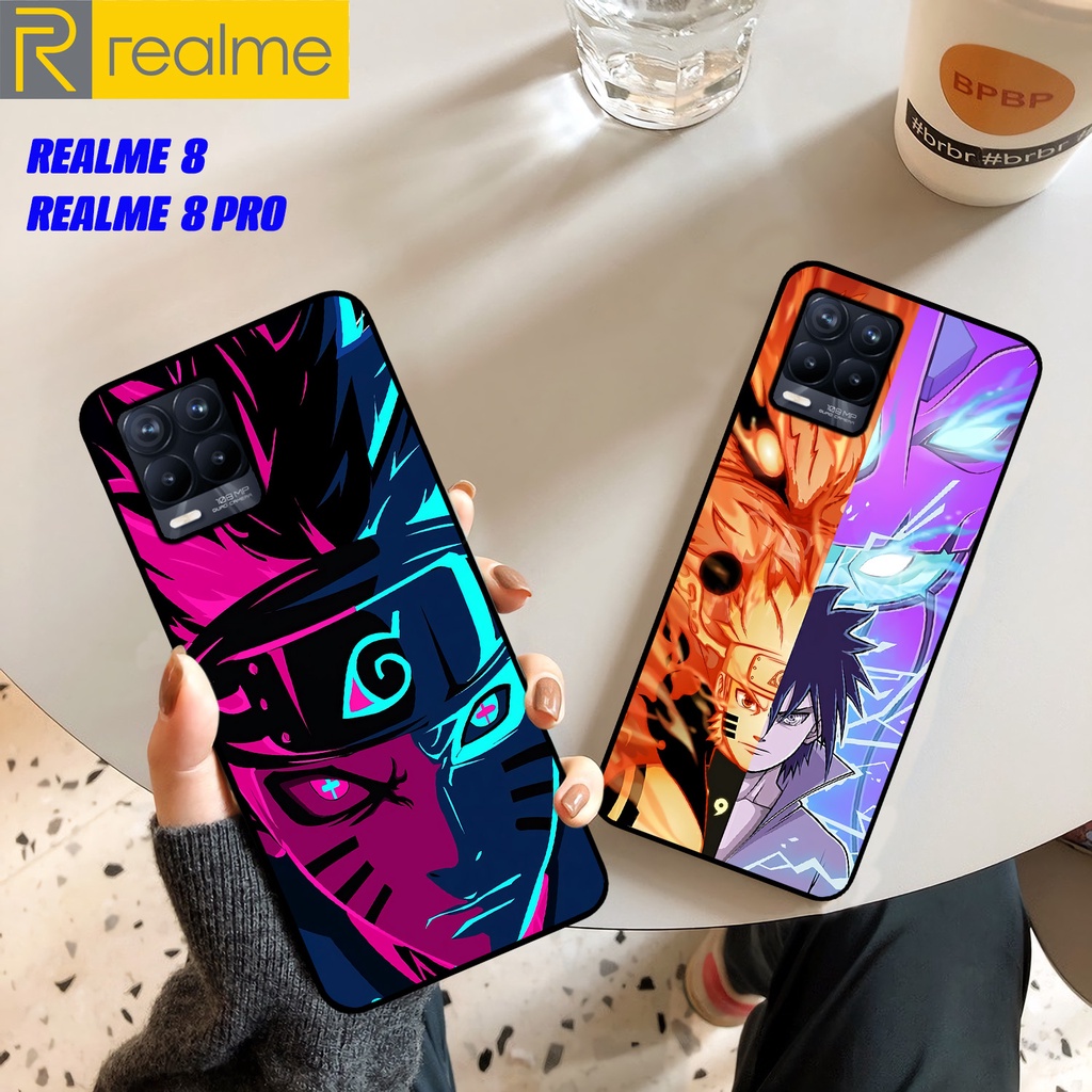 [RM156] Custom Case Glossy ALL TYPE REALME 8 - REALME 8 PRO NARUTO