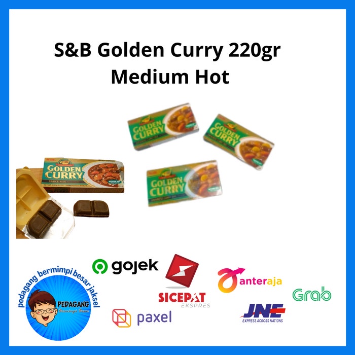 

S&B Golden Curry 220gr Medium Hot Kari Blok Medium Hot 220gr