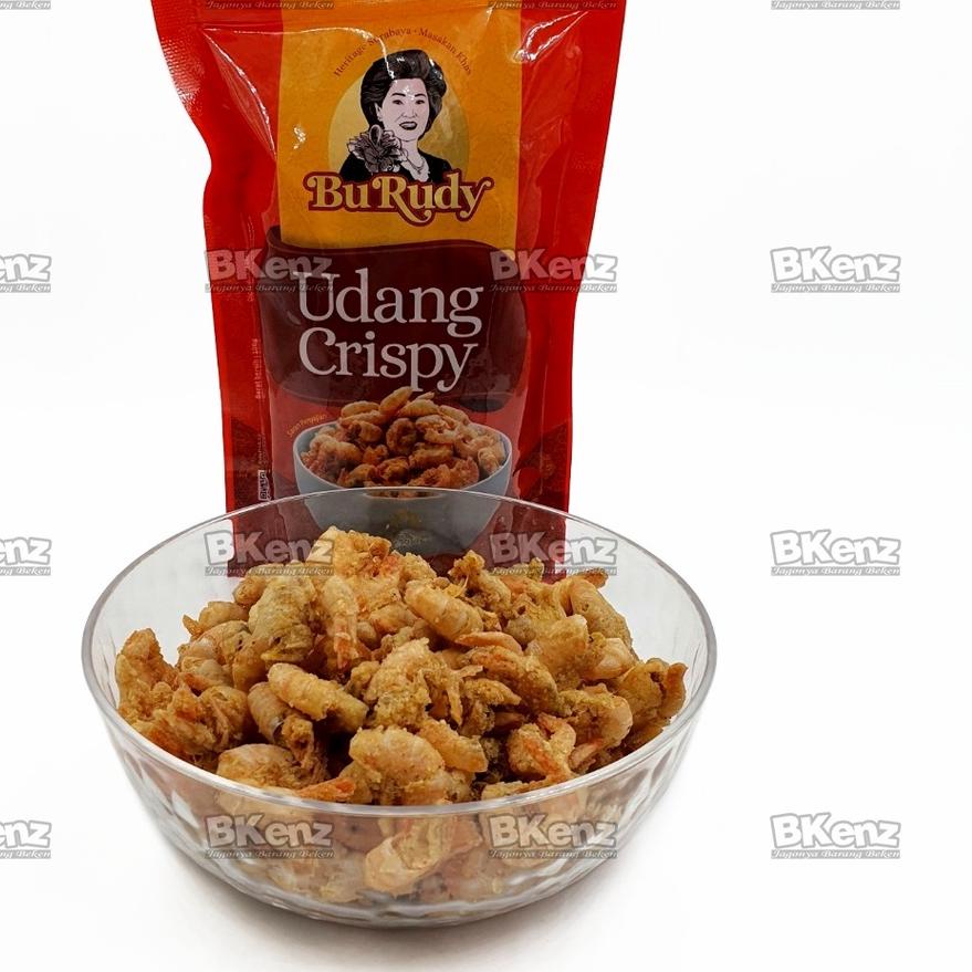 

☛ Bu Rudy Udang Goreng Kering Crispy Kemasan Pouch ➳