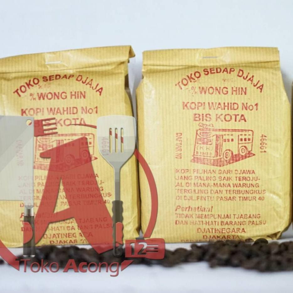 

➽ Kopi Bis Kota 250gram ( ARABICA ) / Kopi Wong Hin Dari Jatinegara Asli ☀