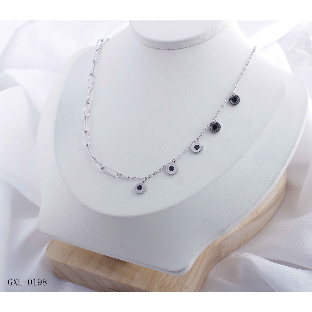 Kalung Titanium Terbaru Cantik Perhiasan Wanita Jewelery 0198