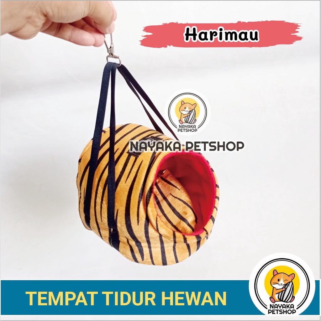 Kasur Hamster Hanging Pouch Sugar Glider Hiding Sleeping Pouch Ranjang Landak Mini Tempat Tidur Bed Tupai Hewan