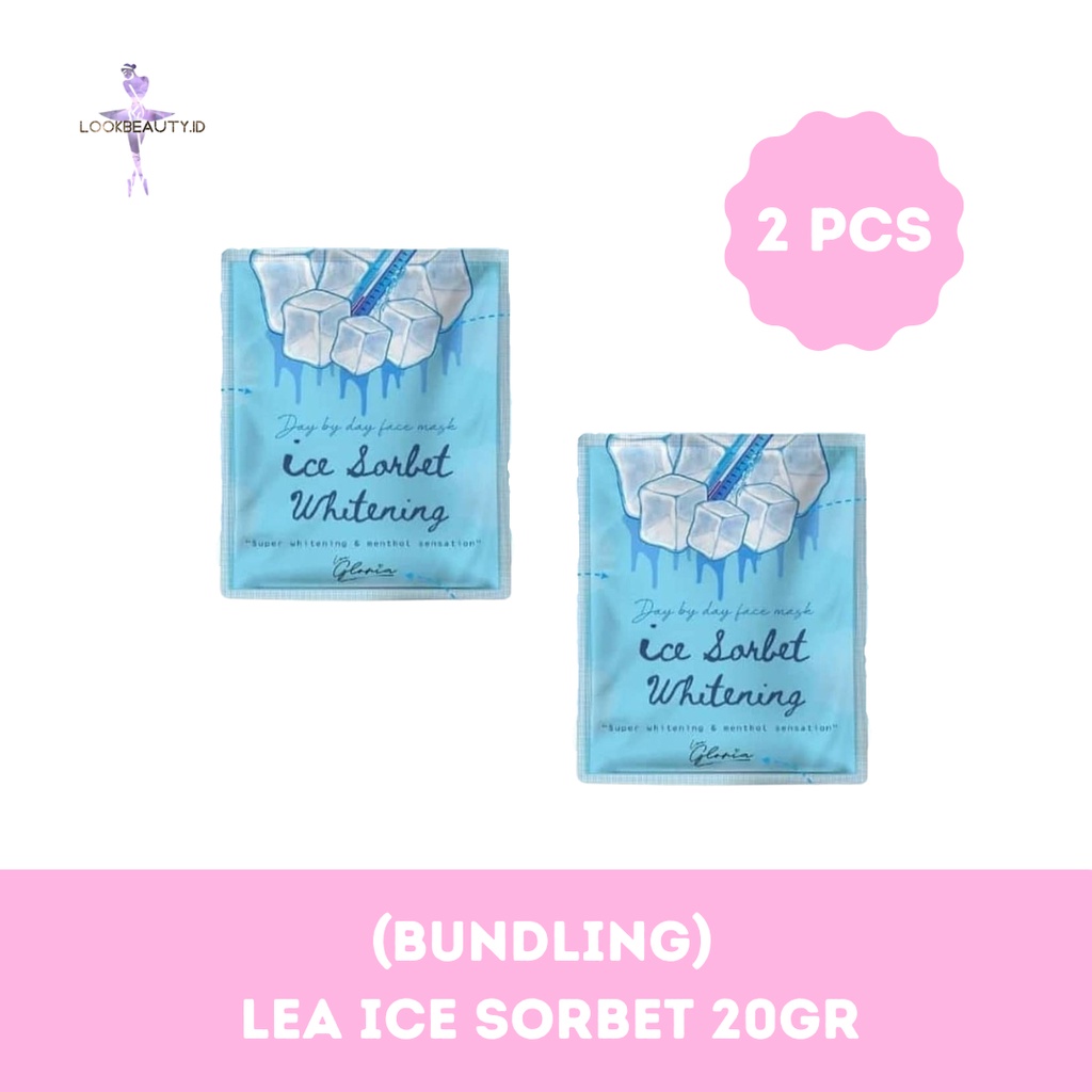 (LB) *BUNDLING* LEA ICE SORBET 20GR - MASKER WAJAH LEA GLORIA