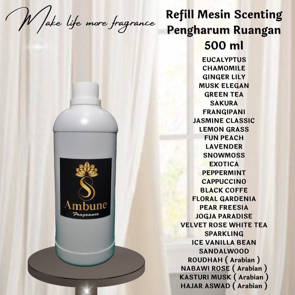 Refill Scenting mesin pengharum ruangan 500 ml Ambune