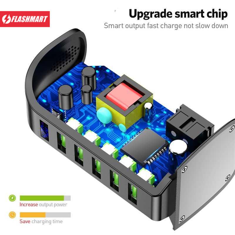 Flashmart Charger USB Charging Station Dock 5 Port 4A - US04