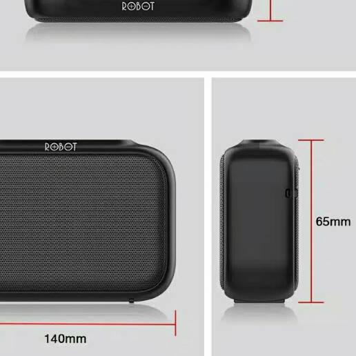 ➸ SPEAKER BLUETOOTH ROBOT RB100 MUSIC BOX PORTABLE WIRELESS SUPER BASS MINI STEREO ✲