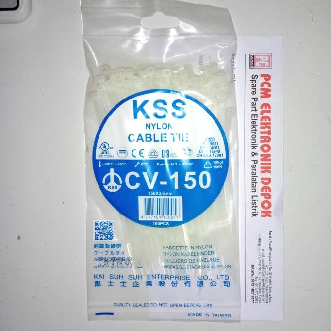 

Kabel Tis 15cm KSS nylon CV-150A putih pcmelektrob9090 Buru Order