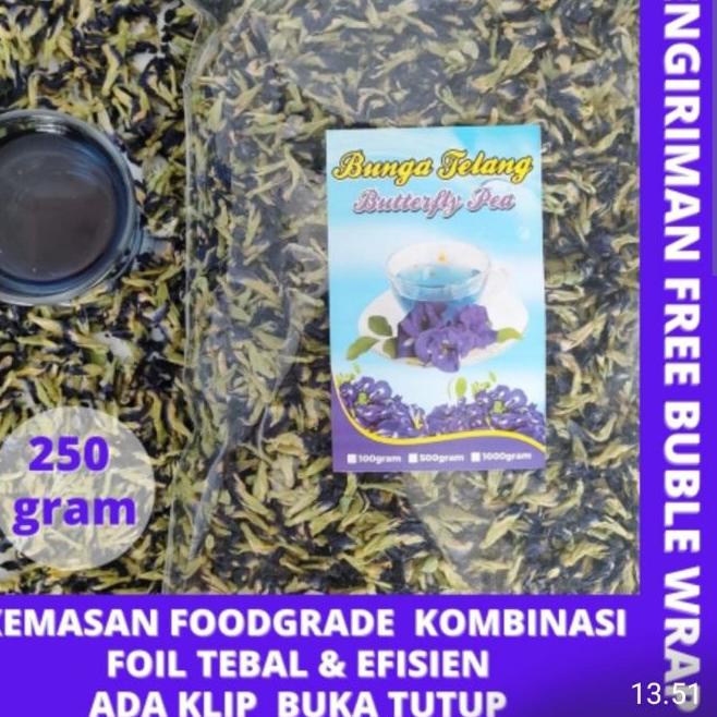 

➯ Bunga Telang Organik 250 gram 500gram 1000gram ☁