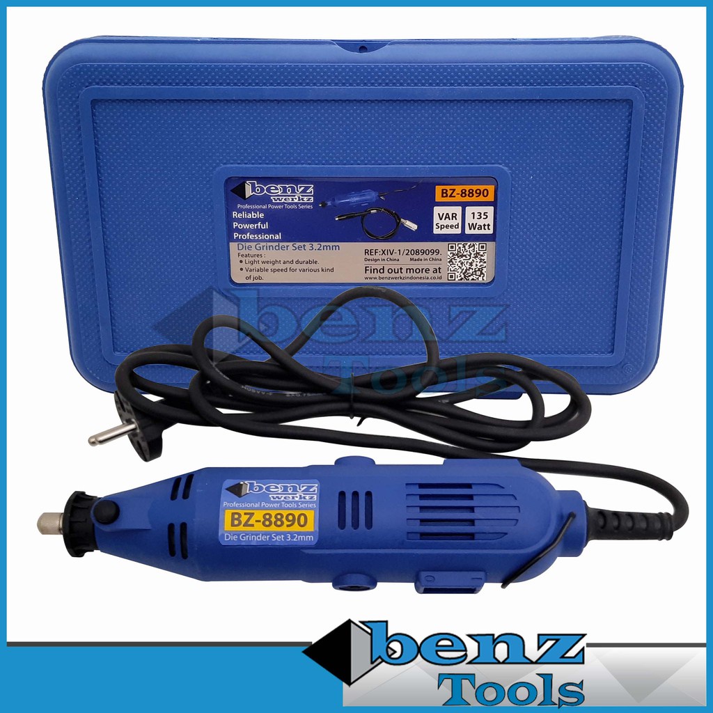 BENZ Mesin Mini Die Grinder Set 3.2 mm Gerinda Bor Mini Tuner Cuner Polisher Gurinda Tangan BZ-8890 / BENZ Mini Die Grinder Bor Tuner Gerinda Mini Tuner MURAH ORIGINAL