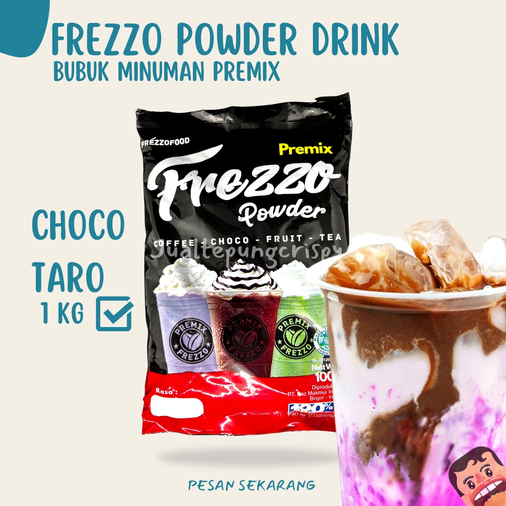 Frezzo Bubuk Minuman Rasa Coklat Taro / Choco Taro Powder 1 Kg