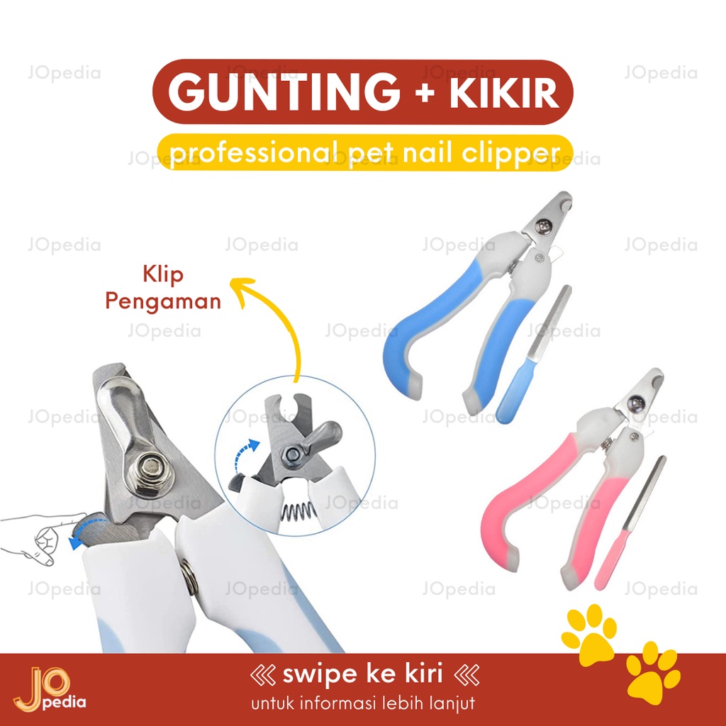 GUNTING KIKIR KUKU Kucing Anjing Kelinci Musang Pet Nail Clipper Scissors