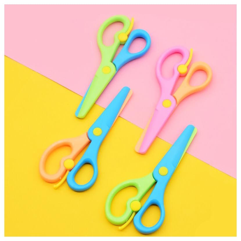 

Gunting Kertas Anak / Gunting Aman Safety Scissors / Gunting Plastik Ujung Tumpul / haka toys