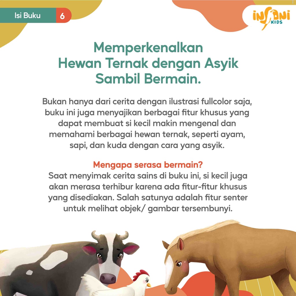 Buku Anak Islami 1 Set Seri Hewan Ternak (Isi 3 Buku) - Gema Insani