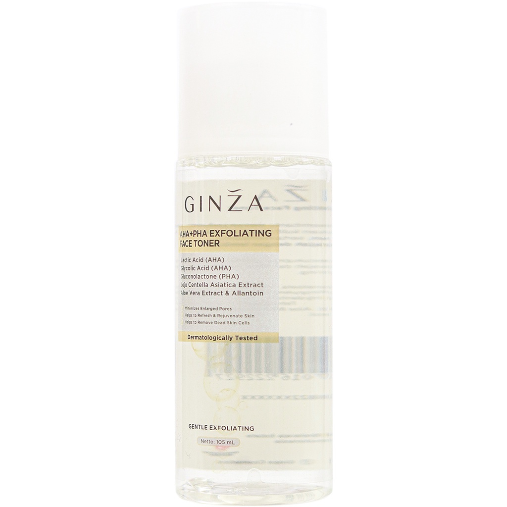 GINZA AHA+PHA Exfoliating Face Toner 105ML