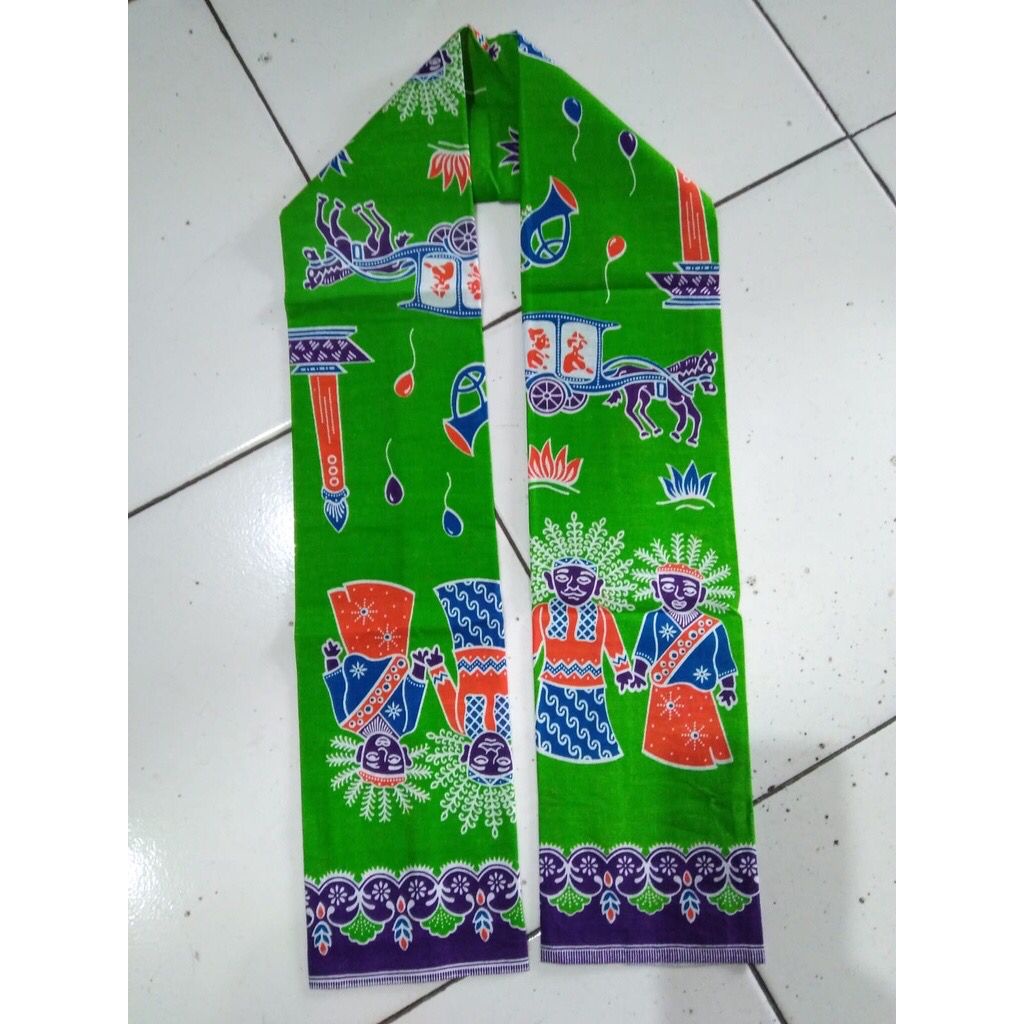 Cukin Syal atau Selempang Kain Batik Betawi motif terbaru